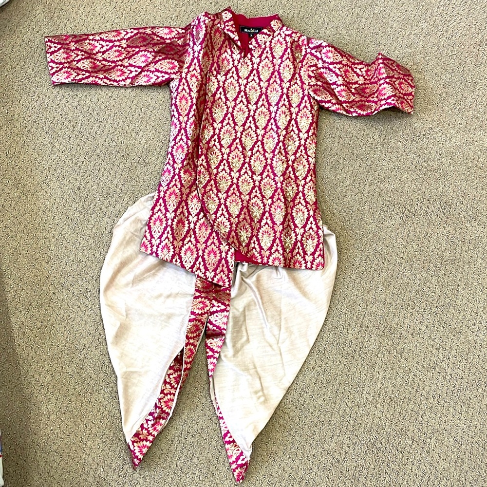 Dhoti suit for boys.